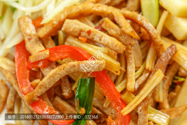 豆腐干炒芹菜