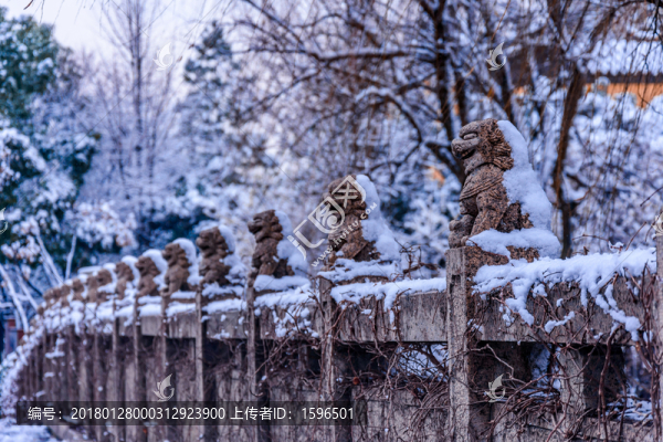 江南園林雪景