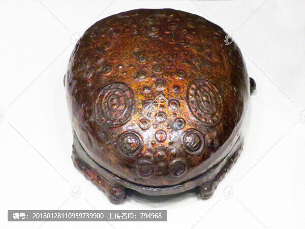 清代金蟾澄泥硯