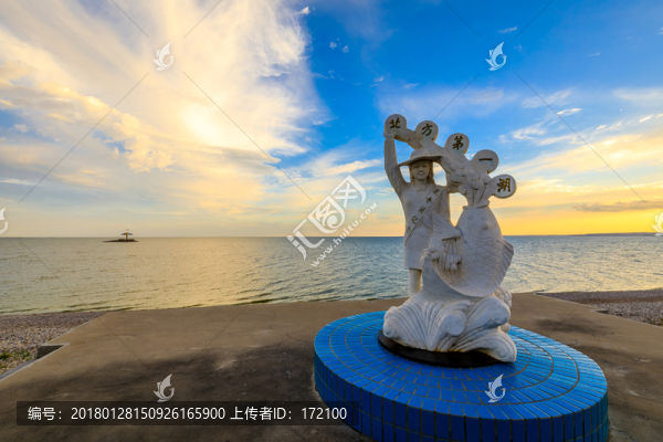 內(nèi)蒙古呼倫貝爾呼倫湖漁女像