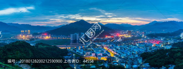 永嘉縣橋頭鎮(zhèn)全景圖