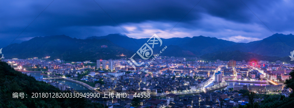 永嘉縣橋頭全景圖