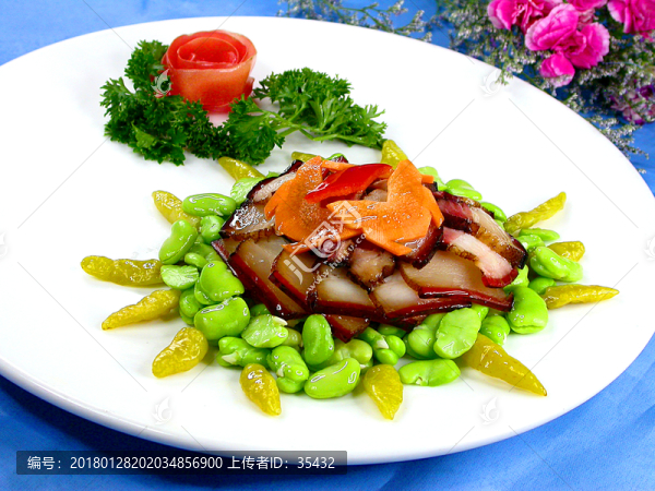 豆瓣炒臘肉