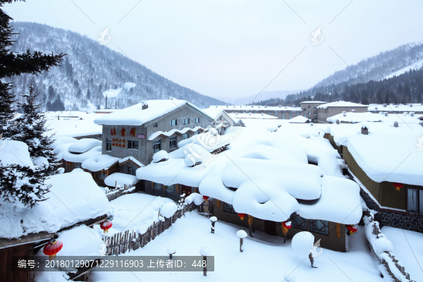 黑龍江雪鄉(xiāng),中國(guó)雪鄉(xiāng),雪房子