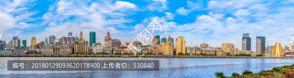 上海外灘全景大畫幅