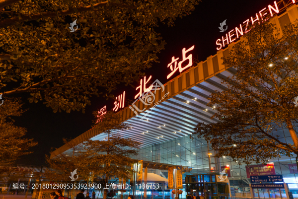 深圳北站夜景