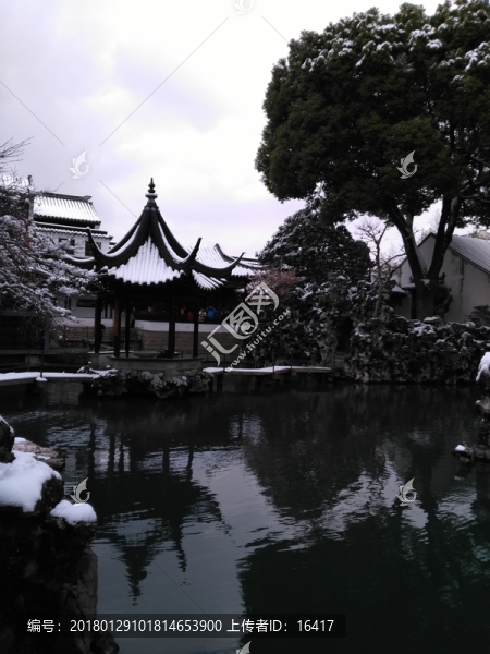 蘇州園林,獅子林,亭子,戶外