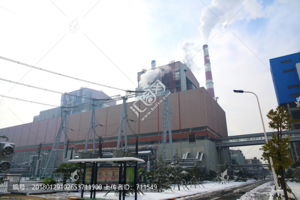 冬天發(fā)電廠