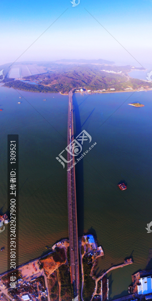 珠海淇澳島及淇澳大橋