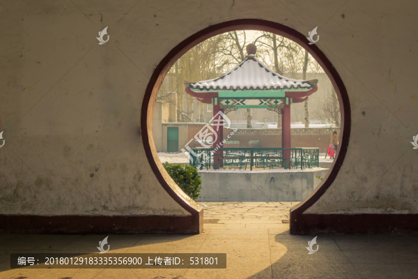 中式月亮門