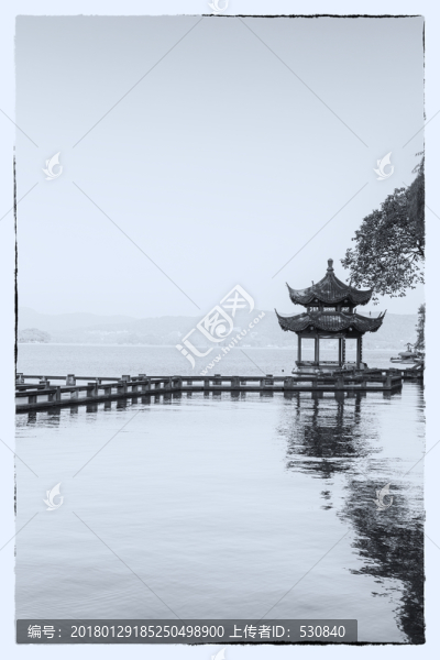 杭州西湖老照片