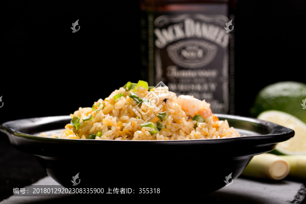 蛋炒飯,海鮮炒飯,蝦仁飯,米飯