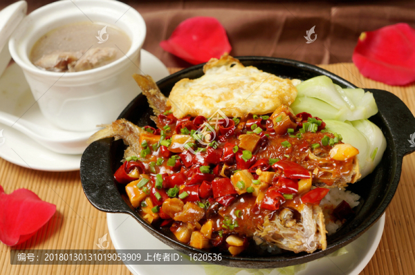 干燒小黃魚飯