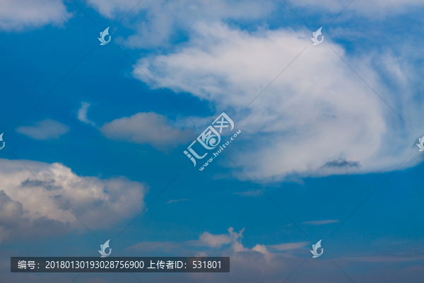 藍天白云