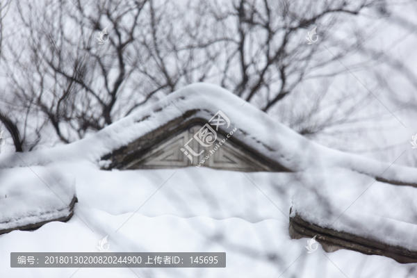 白雪屋面