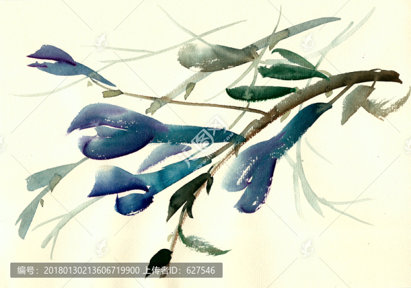 藍(lán)色花蕾