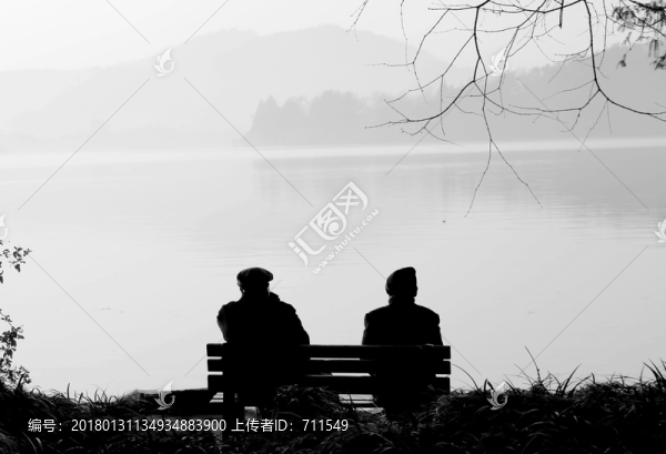 西湖邊老人