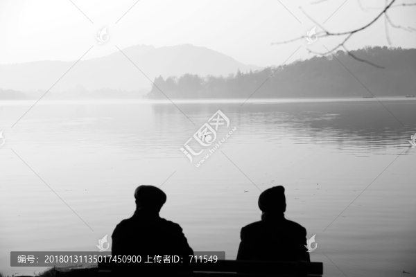 西湖邊老人