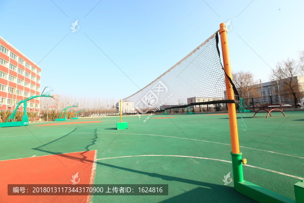 籃網(wǎng),羽毛球場