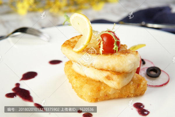 香煎鱈魚塊