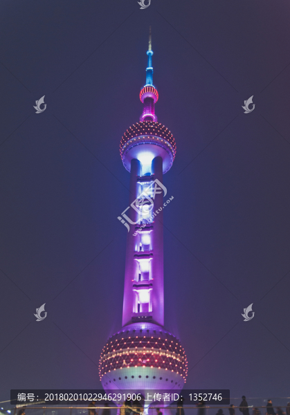 東方明珠夜景