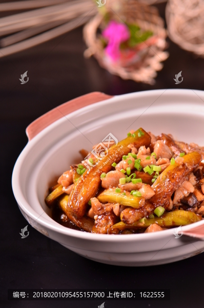 咸魚雞粒茄子煲