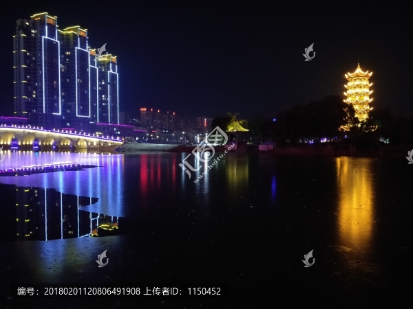 湖光寒夜燈光美,（10）