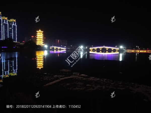 湖光寒夜燈光美,（30）
