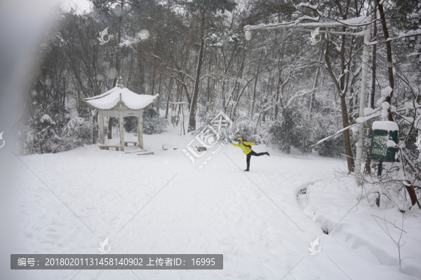 南京靈谷寺雪景