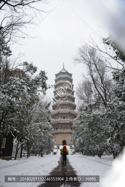 南京靈谷寺雪景