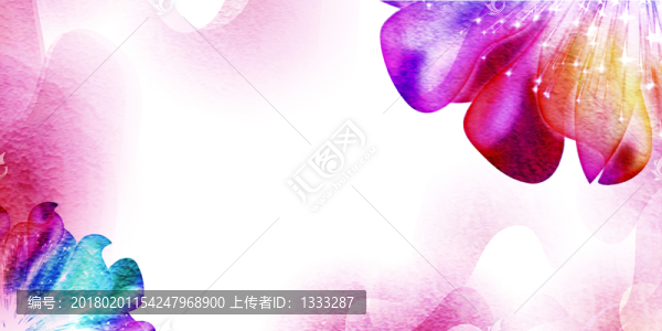 水彩水粉畫背景圖