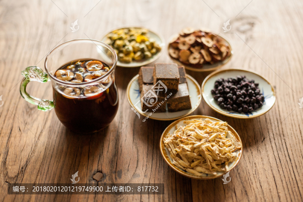 紅棗黑糖藍(lán)莓姜茶