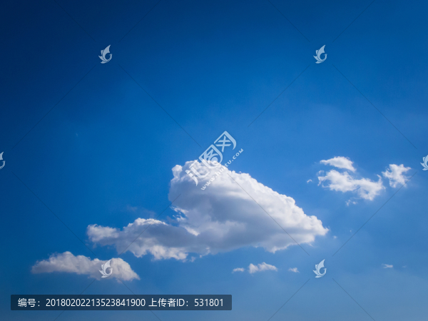 藍天白云