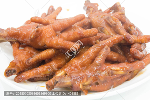 雞爪,紅燒雞爪,鳳爪,高清特寫