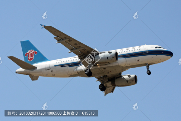 飛機(jī),降落,民航,中國南方航空