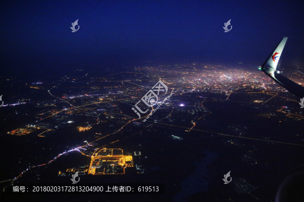 城市夜景,全景,俯瞰,沈陽