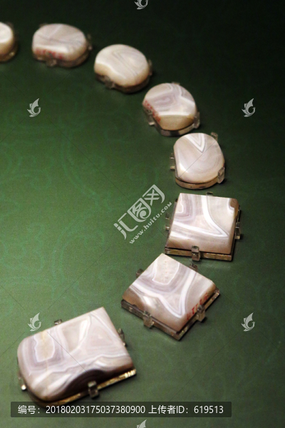 白瑪瑙,帶銙