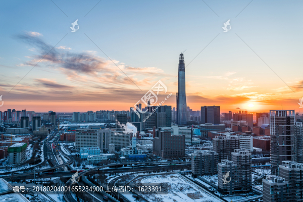 天津,濱海新區(qū),周大福大廈