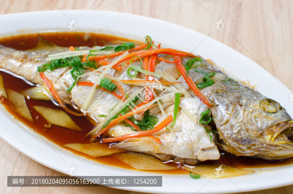 清蒸黃花魚