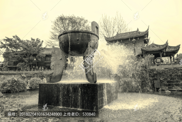 四川古鎮(zhèn)黃龍溪懷舊照片