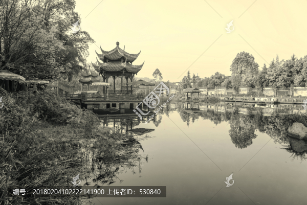 四川古鎮(zhèn)黃龍溪懷舊照片