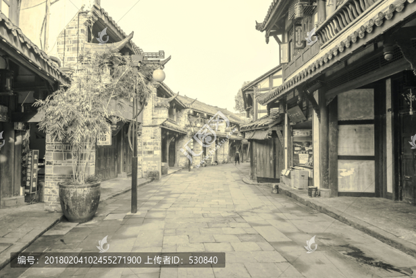 四川古鎮(zhèn)黃龍溪懷舊照片