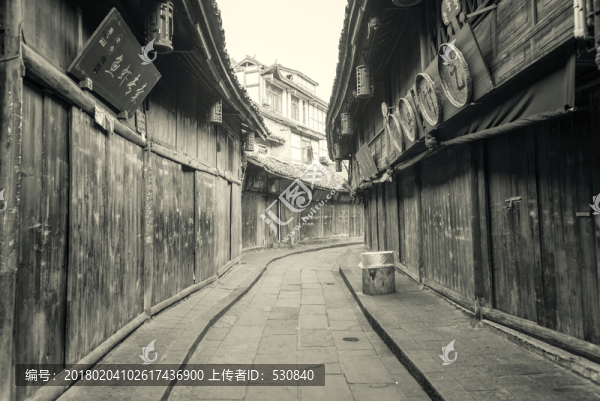 四川古鎮(zhèn)黃龍溪懷舊照片
