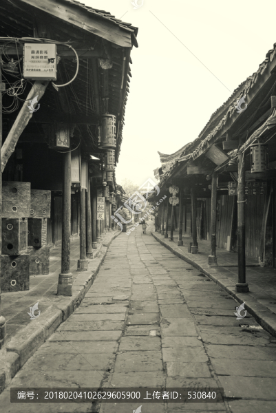 四川古鎮(zhèn)黃龍溪懷舊照片