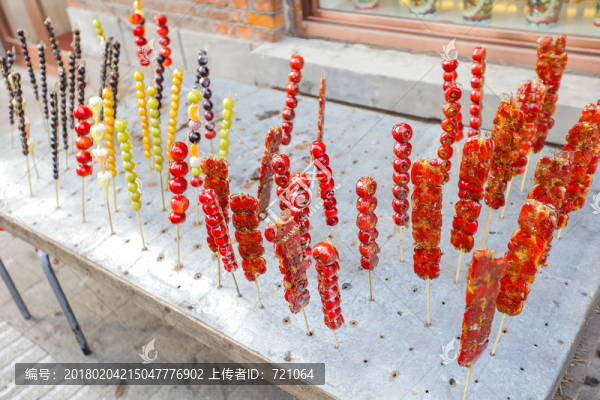 冰糖葫蘆,糖葫蘆,民間小吃