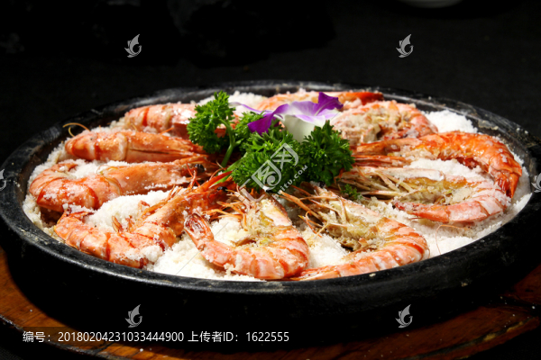 鹽烤大蝦