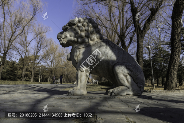 十三陵總神道石像生獅子