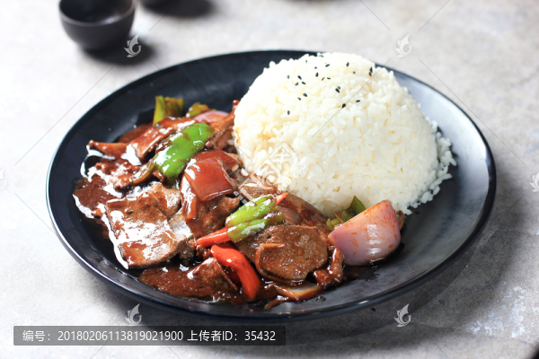醬爆豬肝飯
