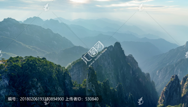 黃山美景