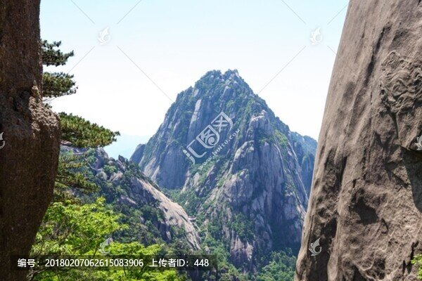 安徽黃山,黃山,山峰